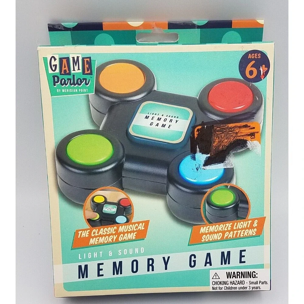 Light and Sound Memory Game for Kids Adults Game Parlor Tested Works‎